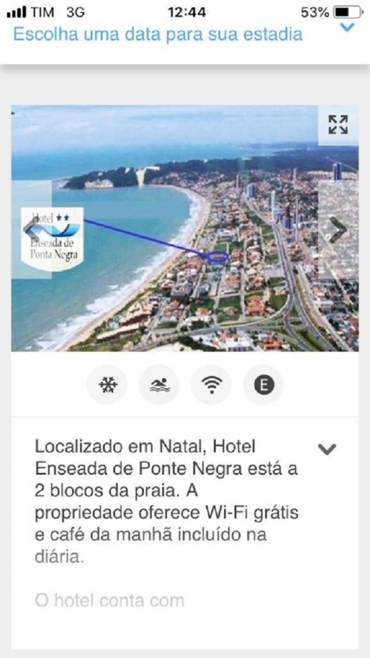 Hotel Enseada De Ponta Negra นาตาล ภายนอก รูปภาพ